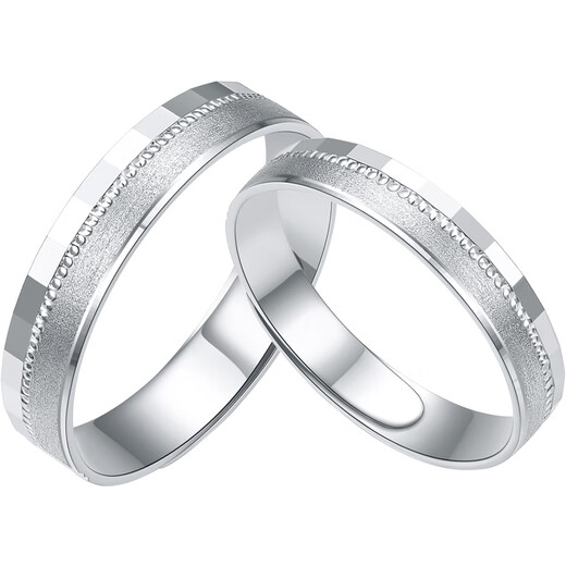 Saturday Fu PT950 platinum ring couple ring single men's ring size 20 about 5.56g birthday gift