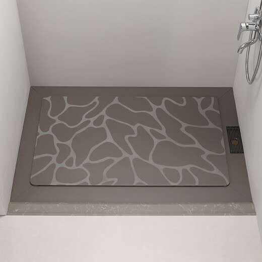 Fantasy Island bathroom sunken slate shower board bath shower room anti-slip stone bathroom wet and dry separation partition foot pedal customized Luye Wizard area 0.8 3-piece set with stone base