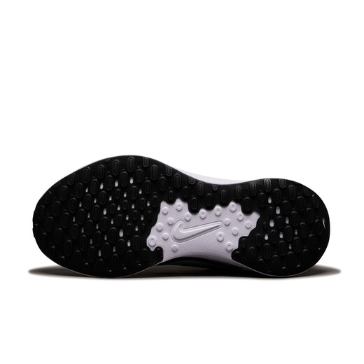Nike (Nike) Official Revolution 7 Men's Road Professional Chaussures de course (version large) automne FB8501 002 Black / White 44