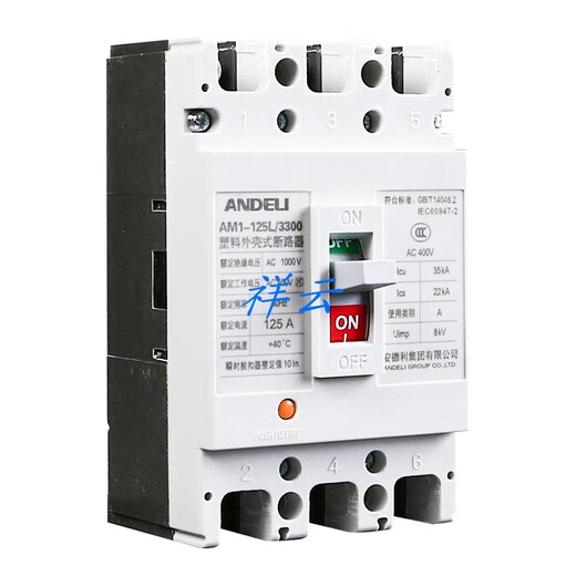 ANDELI 250A plastic case circuit breaker AM1 air switch 100A protector 4P630a 63A 4P
