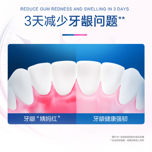 Ole B Pasta de dientes de aminoácidos Pequeño tubo blanco 6 paquetes 540 g de protección gingival total La pasta de dientes reduce los problemas de las encías