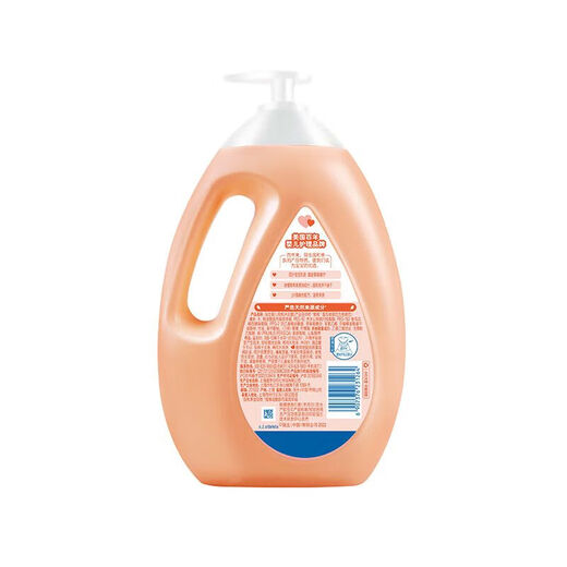 Johnson & Johnson Baby Peach Shower Gel 1L Fragrant and Pleasant Gentle and Clean Children's Baby Bath Shower Gel Fragrant Peach Shower Gel 1L