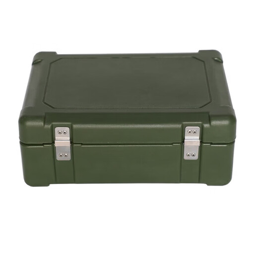 Camouflage craftsman supply box army green equipment box rotational molding box outdoor field camping army green multi-functional equipment box 600*500*400mm (can be customized with printing)