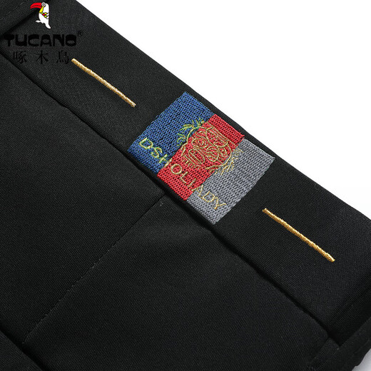 
Woodpecker (TUCANO) casual pants for men's straight pants for spring and summer thin ice silk solid color business middle-aged dad's pants loose men's trousers 9853 gray 31 (2 feet 4 waistline)