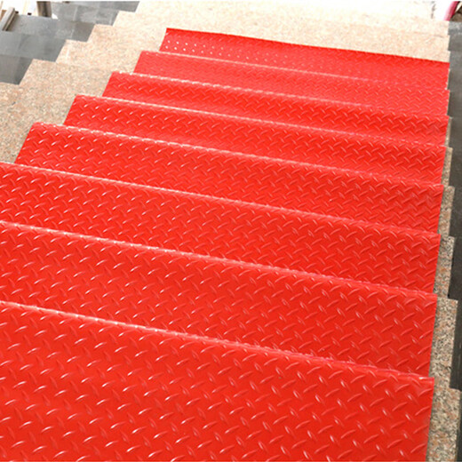 DIYIN (DIYIN) anti-slip floor mat warehouse walkway waterproof foot pad pvc door mat 1.5mm thick red copper coin shape 2.0 meters wide 15 meters long