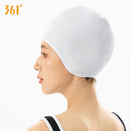 361°泳帽女款加大护耳长发游泳帽不勒头舒适防水硅胶成人泳帽