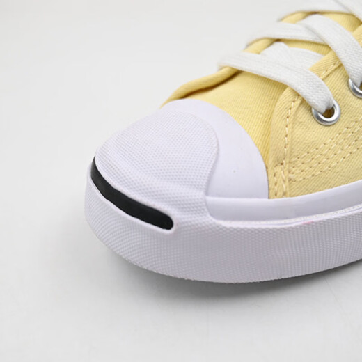 匡威（Converse）Jack Purcell白色帆布 开口笑男女同款休闲低帮板鞋164057C A11964C 37.5