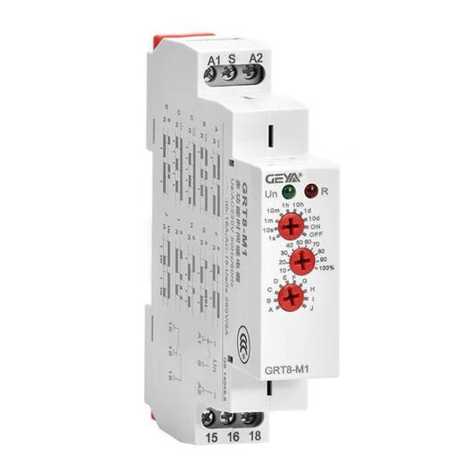 MPPMCK格亚GRT8-M1M2多功能时间继电器交流通电延时断开DC24V控制器 AC/DC12240V 一开一闭
