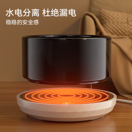 
CLCEY constant temperature cat water dispenser yogurt machine ceramic heating cat bowl pet winter insulation drinking water bowl dog drinking water utensil white 400ml ceramic bowl