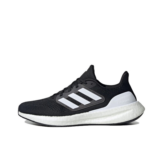 ADIDAS SAPOS Men's y Women's PureBoost 23 Mal en blanco y negro Mesh transpirable sin deslizamiento Ligero sin deslizamiento RESISTEN RESISTENTE ABSABORADO VERSÁTILES CABACTIVOS CORRORES IF4839 NEGRO Y NEGRO 36 (220 mm)