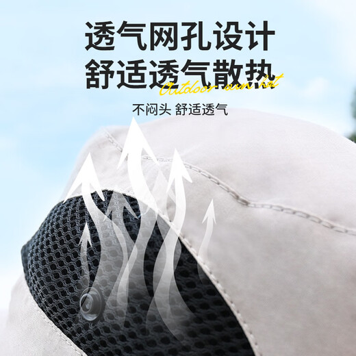 Zhenyou (Grsaed) outdoor UV sun hat for men and women, summer sun protection sun hat, fisherman's fishing hat, cycling hat, Tibetan blue