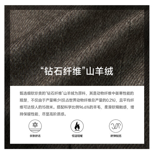 Sachi Satchi Herren Wollanzug 2023 Herbst Neu gestreiftes leichter Business Wollanzug Jacke Hellbraun 50 B