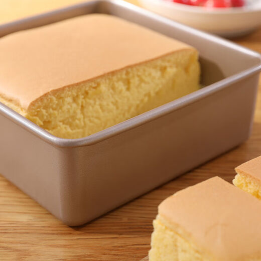 
Yunqian ancient flavor mold baking tray heightened and deepened 689 inch non-stick oven household fixed baking square 8 inch square baking tray-send high-temperature cloth to repeat