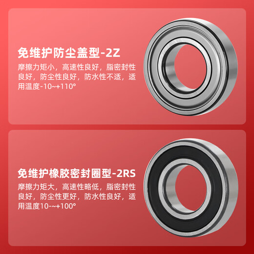 Germany SHSMOO/Sumou High-speed deep groove ball bearing 6202-2RS high-speed rubber seal [15*35*11]