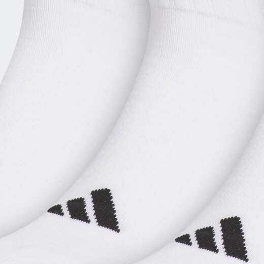 阿迪达斯（adidas）男袜女袜2024冬季新款舒适休闲透气运动袜JN4866 白色|JN4867 M