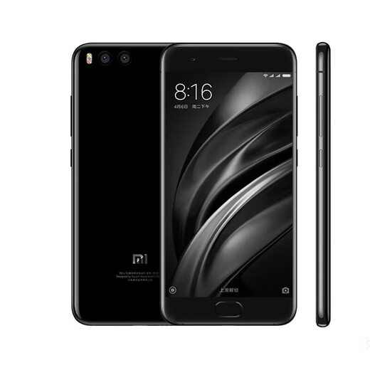 Xiaomi (Mi) Xiaomi 6 Snapdragon 835 NFC Android Photo Gaming Phone Bright Black 4 GB+64 GB 90% neu