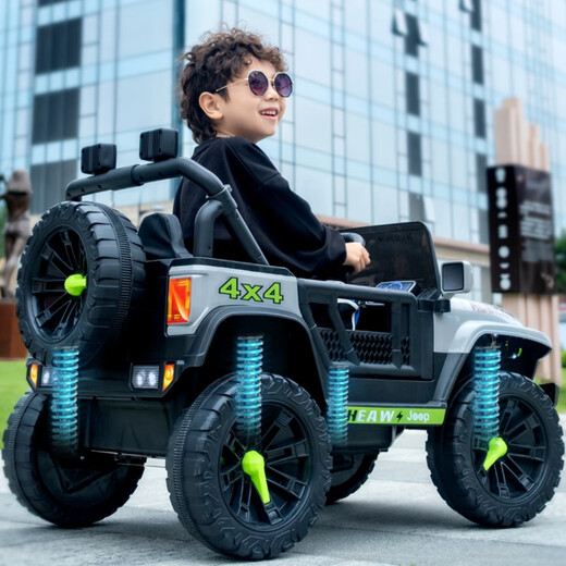 
Yunya Children's Electric Vehicle Tank 300 Off-road Vehicle Four-wheel Drive Remote Control Boy Girl Baby Toy Car Can Sit Adult Four-wheel Drive 12V7 Large Electric Leather Seat + Remote Control Bluetooth + Swing 61 Children's Day Gift Boy
