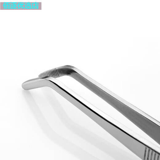 Enshousu thickened tea clip, tea tweezers, tea kung fu tea accessories, tea cup clip, anti-scalding and anti-slip good tool for making tea, two silver thickened stainless steel