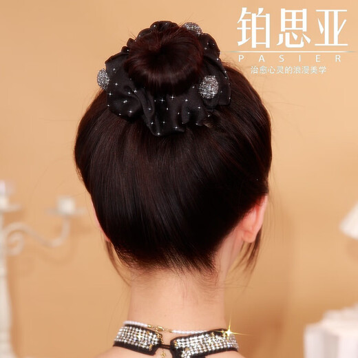 Bosiya starry hairpin hairpin ball headband hair artifact female adult new high-end temperament head flower lazy hair accessories headdress starry sky