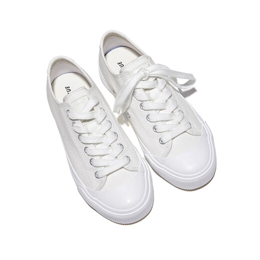 Feiyue canvas shoes for men and women 2024 autumn new low top solid color sports and casual shoes breathable versatile couple shoes white 42