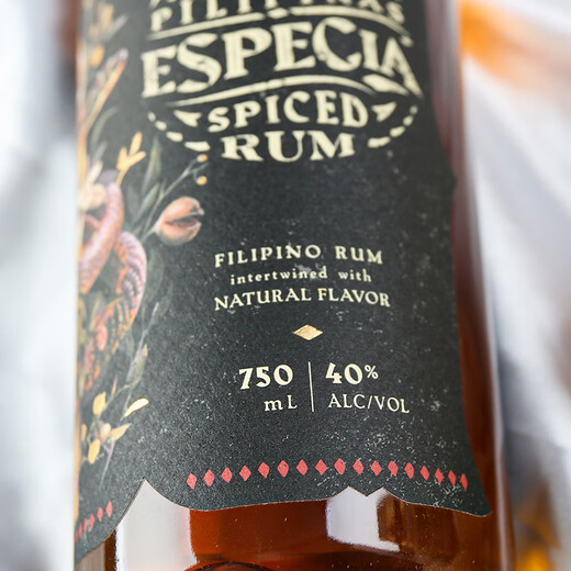 Tandun Rum Original Bottle de vin étranger importé aux Philippines Rum Rum noir rhum blanc rhum mojito Base de boissons Tandun Mellow Rum 750ml 1 bouteille