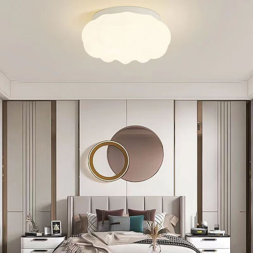 XMSJ Nordic Style Pumpkin Einfaches Schlafzimmer Lampe Personalisierte Wolke Kronleuchter Kinder Zimmerlampe Restaurant Lampen Decken Decken Kürbis Drei-Farben Volles Spektrum LED Hochrespektrum RA9761 cm 94 Watt