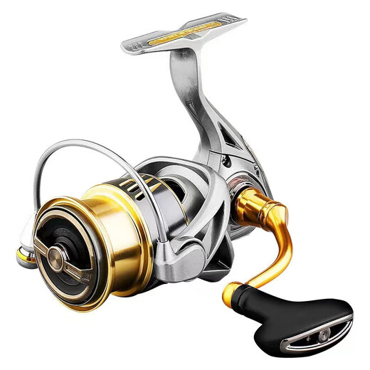 Guangwei Hefeng spinning wheel sea pole Luyaji fishing long-range all-metal inclined mouth shallow line cup anti-seawater fish wheel sea fishing wheel shallow line cup 2000 S version