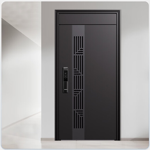 
OUDILE new 4-level ventilated anti-theft door entrance door + aviation aluminum foil entry door + elevated door lintel hidden hinge ventilation door + can be equipped with face lock Fully automatic fingerprint lock 2150*960/2050*1050