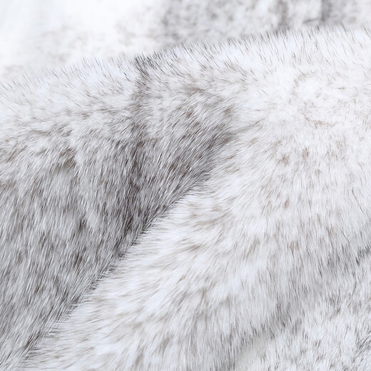 Caesar's new full mink parka men's cross mink liner hooded coat disassembled mink nikon long knee-length fur imported cross mink + mink sleeves XL