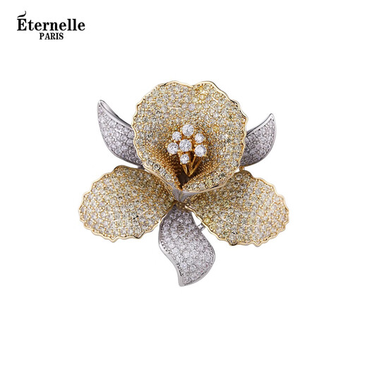 Eternelle French eternal original design camellia brooch high-end luxury temperament corsage female birthday gift