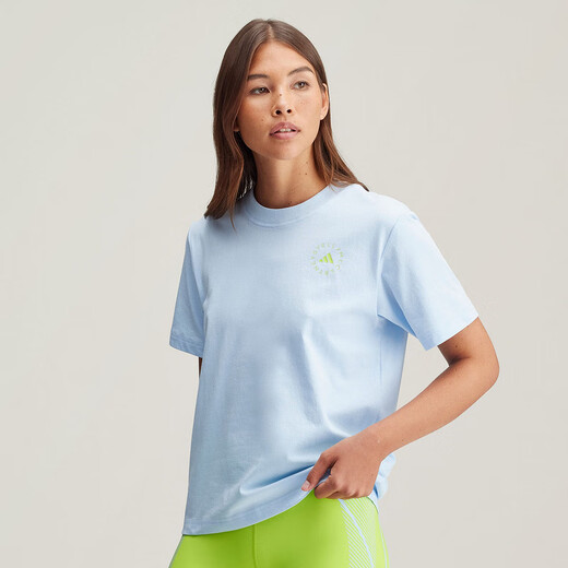 Adidas阿迪达斯  秋季女百搭宽松透气休闲运动短袖T恤T桖 IW9921 XXS