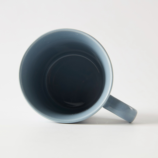 NITORI Yideli Home Furnishing Office Coffee Cup High-Looking Simple Drinking Cup Ceramic Conical Mug Blue