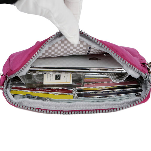 Kipling2024 Frühlings- und Sommer Neue Frauenbeutel, modische leichte Nylon -Tuch, kleine Brieftasche, Kupplung, Kartenbeutel, Tarnblume