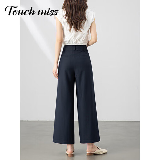 Tachimis Pantalon de large à pattes lâches décontractées pour les femmes 2025 Pantalon à jambe droite drapée de printemps et d'été