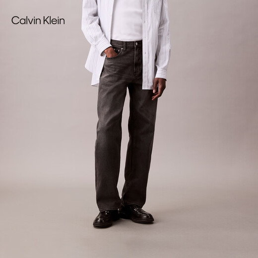 Calvin KleinJeans【复刻90系列】25春夏新款男士ck复古直筒牛仔裤4RB702G