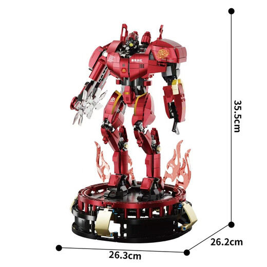 K Box Pacific Rim Bloques de construcción genuinos Pacífico Modelo de ensamblaje Mecha Toyes compatibles con regalos de Lego Children 10312 Eureka Raider 698 partículas