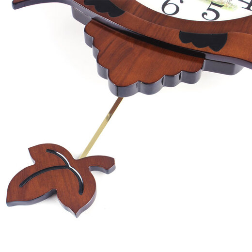 Chengliu Fashion Creative Fashion Room para niños Reloj de pared de la sala de estar Modern Simple Silent Hanging Quartz Ratio 9215 Registro de estilo D (Movimiento Bawang) 16 pulgadas (diámetro 40.5 cm)