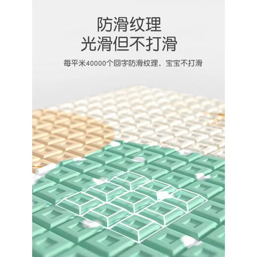 迪士尼（Disney）加厚宝宝爬行垫可折叠双面客厅爬爬垫防潮婴儿童拼接泡沫垫子环保 XPE折叠款  双面图案2cm厚【图案 宽120cm×长180cm(小双人床)