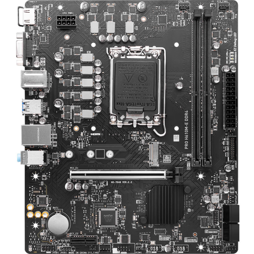 MSI (MSI) 12/13/14a generación Conjunto de placa base CPU I3 13100F 14100F 12100F Tabletas dispersas Pro H610M-E DDR4 12a generación I3-12100F Tabletas dispersas [tres años de seguro de tienda]