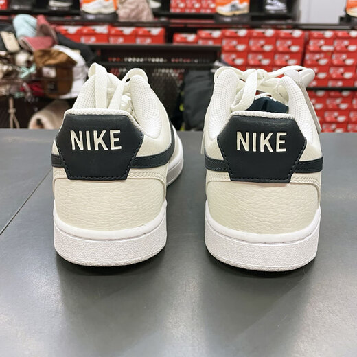 Nike (Nike) Men's Shoes 2025 New Summer Court Classic Version Simple Versión Air Force One Low-Top Sports Casual Shoes HQ4867-101 Sail White Ordnance Deep Sea Blue 40.5