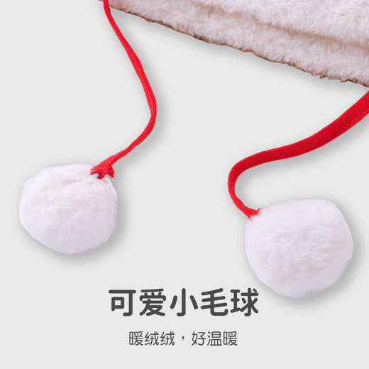 Youqi Dragon Year baby faucet hat plus velvet baby hat autumn and winter festive national style photo one-year-old dress outfit