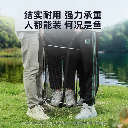 Source of Fishing New Fish Protector Special for Wild Fishing New Fishing Net Bag Black Pit Live Fish Bag Fishing Protector for Small Fish Households Rubberized Anti-hanging 35cm 2m Recommended for Wild Fishing Multifunctional Fish Protector-Send Blocking Needle