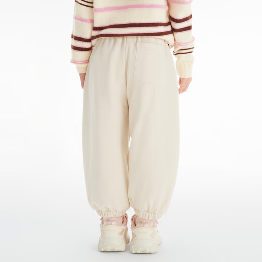 Balabala children's clothing children's trousers boys and girls baby leggings trousers autumn and winter loose and versatile casual pants light khaki 50311 110 cm