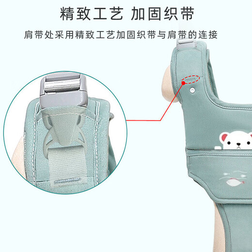 9i9婴儿学步带宝宝学走路背带防摔安全裆可拆两用防走失牵引绳A323