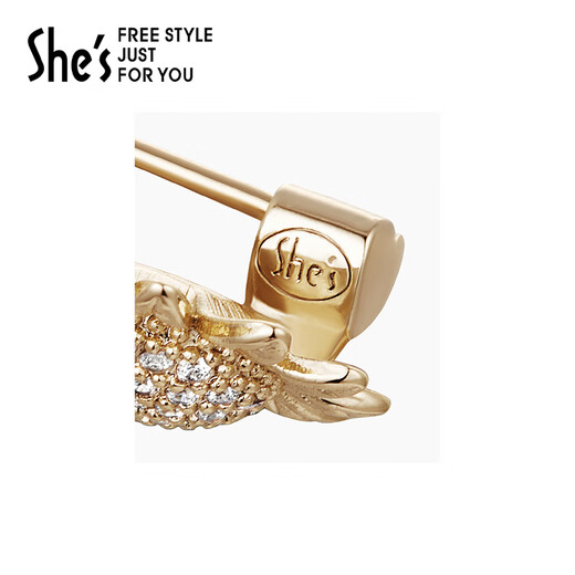 She s Qianzi mini exquisite anti-exposure buckle brooch high-end pin high-end corsage birthday gift for girlfriend Sunflower style K1