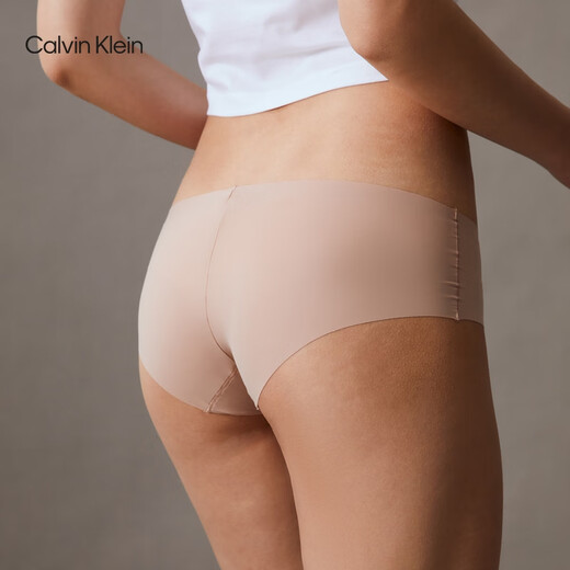 Нижнее белье Calvin Klein для женщин с двумя становящимися CK без маркировки хлопковой промежности против Pinch Hip Half Boxer Boxer для женщин QP1049O 6xy Space Black/Meat Color 2 S