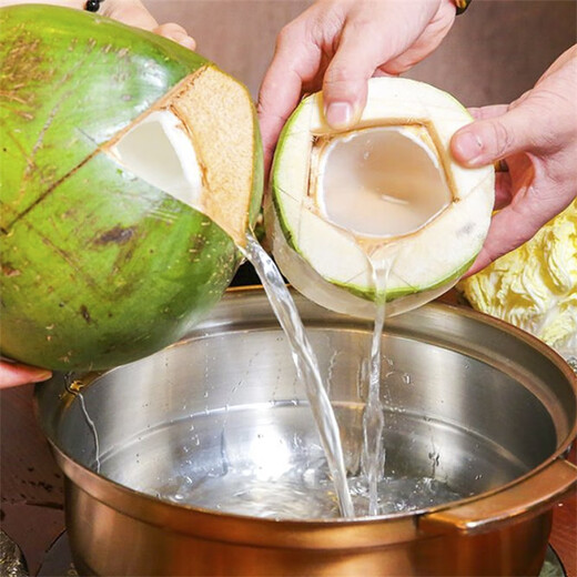 Ganguo has an appointment with Hainan coconut, green coconut, fresh coconut with skin, green coconut, tender coconut, amniotic fluid replenishing fruit for pregnant women, 6 tender coconuts with skin - recommended for pregnant women