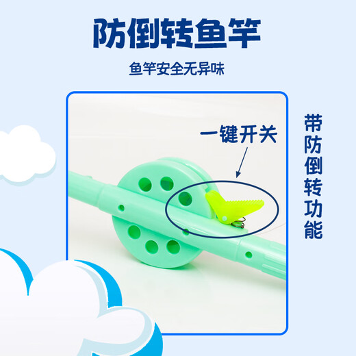 鸢都凤翔风筝儿童户外玩具6-10岁小孩玩具潍坊手持0.9米蛋仔小风筝+鱼竿