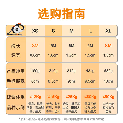 XCHO dog walking leash dog leash dog leash dog leash retractable dog leash small dog leash puppy chain