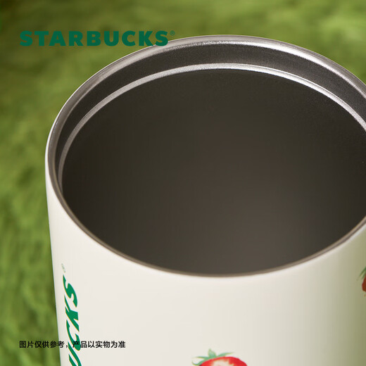 Starbucks (Starbucks) double drinking mouth stainless steel cup 800ml large capacity water cup coffee cup thermal insulation cup birthday gift